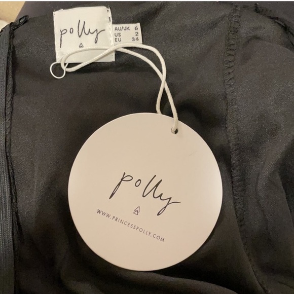 NWT Black Princess Polly Dress XS - Picture 3 of 4